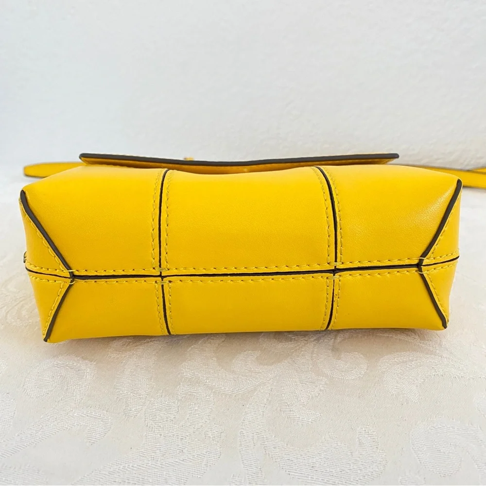 Tory Burch yellow mini 2 way bag - Picture 5 of 8